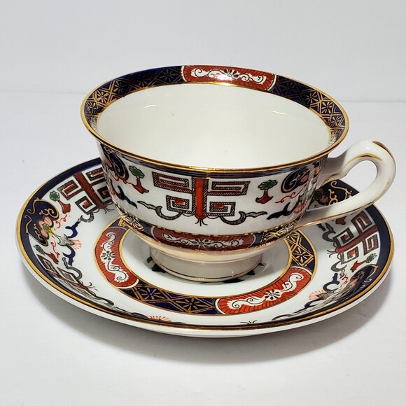 Ironstone Ware Teacup and Saucer Occupied Japan Vintage - Picture 2 of 8